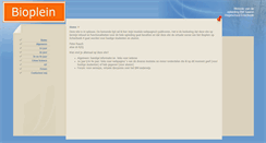 Desktop Screenshot of bioplein.nl